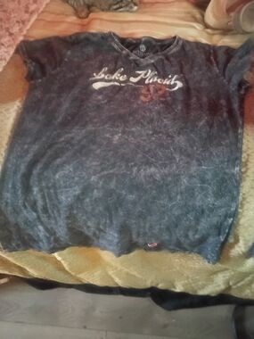 Women's Grey Washed Graphic Tee - Unbranded